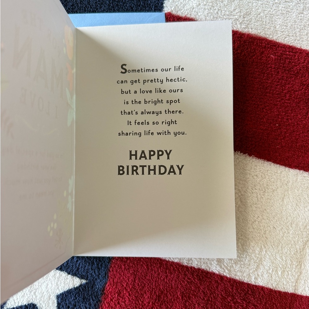 Hallmark Birthday Card - Picture 3 of 3